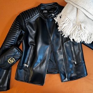 ZARA Faux Leather Jacket